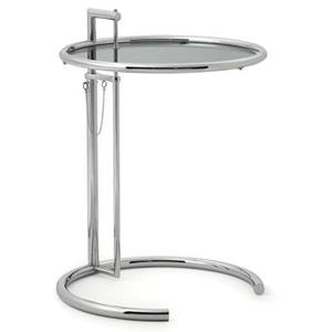 ClassiCon Adjustable Table E 1027 bijzettafel Ã52 donker glas