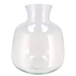 DK Design Bloemenvaas Mira - fles vaas - transparant glas - D24 x H28