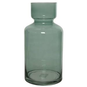 Decoris Vaas - groen - glas - 6L - B15 x H30 cm