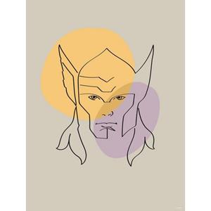 Komar Artprint Soulful Sanctuary Thor Head (1 stuk)