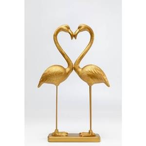 Kare Design Decofiguur Flamingo Love Gold 63cm