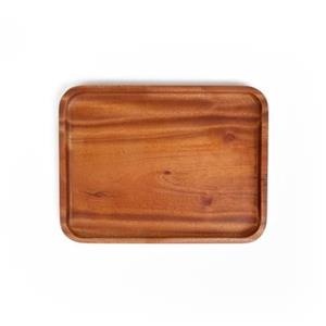 Khaya Woodware Khaya houten dienblad voor aperitief of digestief 26 x 20 cm