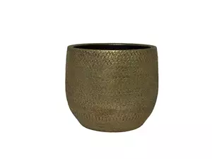 HS Potterie Pot austin d16h14cm goud