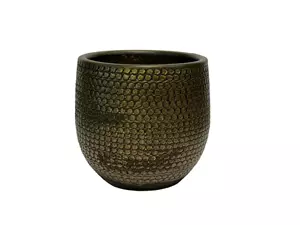 HS Potterie Pot dallas d23h21cm brons