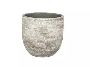 HS Potterie Pot miami d39h36cm grijs