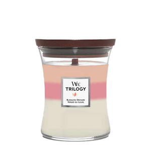WoodWick Trilogy Candle Blooming Orchard Medium