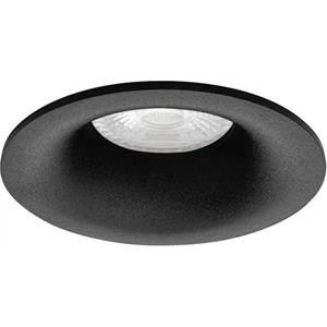 RTM Lighting Premium Platte Inbouwspot | Benno - Rond Verdiept - Zwart - Extra Warm Wit - Vervangt 50w Halogeen