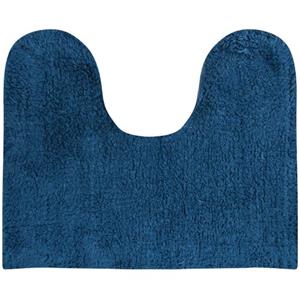 MSV Wc/badkamerkleed/badmat Voor Op De Vloer - Blauw - 45 X 35 Cm