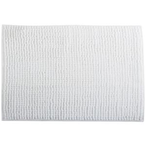 MSV Badkamerkleed/badmat Voor Op De Vloer - Ivoor Wit - 40 X 60 Cm