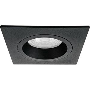 RTM Lighting Platte :3-step: Inbouwspot |fajer - Vierkant - Zwart - Extra Warm Wit - Vervangt 50w Halog