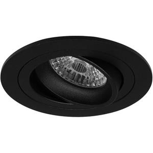 RTM Lighting Platte :3-step: Inbouwspot | Bendix - Rond - Zwart - Extra Warm Wit - Vervangt 50w Halogee