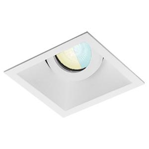 RTM Lighting Inbouwspot Sander Met Philips Hue White Ambiance - Inbouw Spot - Wit - Vierkant Verdiepte Spot - Voo