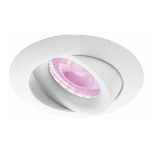 RTM Lighting Inbouwspot Florian Met Philips Hue White And Color - Inbouwspot - Wit - Rond - Voor Binnen / Woonkam