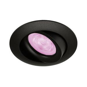 RTM Lighting Inbouwspot Mees Met Philips Hue White And Color - Spotje - Zwart - Rond - Voor Binnen / Woonkamer /