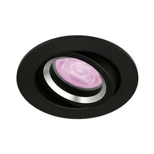 RTM Lighting Inbouwspot Luuk Met Philips Hue White And Color - Spot - Zwart - Rond - Voor Binnen / Woonkamer / Ke