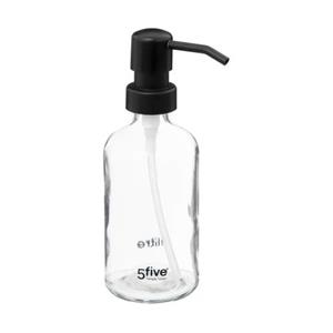 jja 5five Simply Smart Seifenspender, Dosierspender, Glas, Kunststoff, Transparent, 250 ml, 174798A