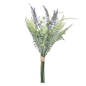 Items Lavendel Kunstbloemen - Bosje - Paarse Bloemetjes - 42 Cm