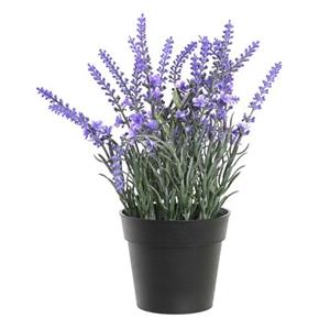 Items Lavendel Bloemen Kunstplant In Bloempot - 15 X 27 Cm