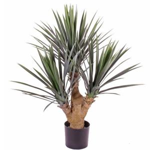 Bellatio Flowers & Plants Kunstplant Yucca - Binnen/ Buiten - 90 Cm