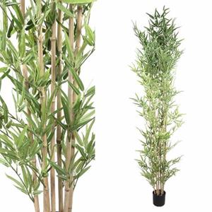 PTMD Collection Ptmd Leaves Plant Bamboe Kunstplant - 225x80x240 Cm - Pot - Groen
