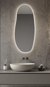 Martens Design Amsterdam spiegel met LED verlichting, spiegelverwarming en sensor 50x100cm
