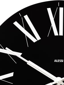 Alessi Ronde klok - Zwart