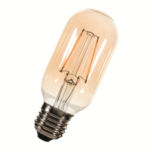 Bailey BAIL led-lamp, goud, voet E27, 2W, temp 2200K, uitv glas/afd hldr