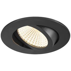 SLV 1007436 NEW TRIA UNIVERSAL 68 LED-inbouwlamp Energielabel: F (A - G) LED 8.6 W Zwart