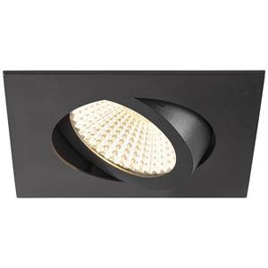 SLV 1007440 NEW TRIA UNIVERSAL 68 LED-inbouwlamp Energielabel: F (A - G) LED 8.6 W Zwart