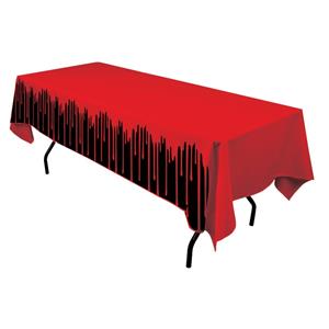 Halloween/Horror thema - tafelkleed bloed print - 137 x 274 cm -