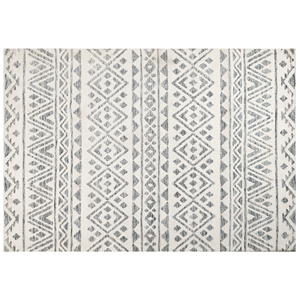 BELIANI Vloerkleed polyester beige/grijs 160 x 230 cm ASPANI