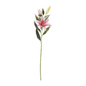 Xenos Kunstbloem lelie - roze - 91 cm