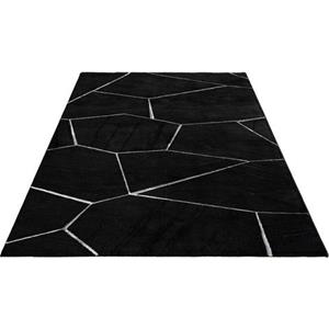 Teppich Waben, Guido Maria Kretschmer Home&Living, rechteckig, Höhe: 12 mm, weiche Haptik, flacher Teppich, Weich, Pflegeleicht, Elegant