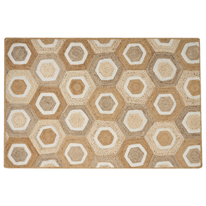 BELIANI Vloerkleed jute beige 200 x 300 cm BASOREN