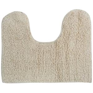 MSV Wc/badkamerkleed/badmat Voor Op De Vloer - Creme Wit - 45 X 35 Cm