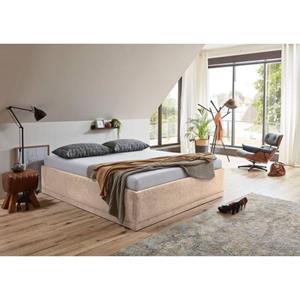 Westfalia Schlafkomfort Polsterbett "Texel", Komforthöhe mit Zierkissen, Bettkasten bei Ausführung mit Matratze