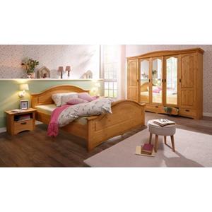 Home affaire Schlafzimmer-Set "Konrad", (Set, 5 St.), mit 5-trg. Kleiderschrank, Bett 180/200 cm und 2 Nachttischen