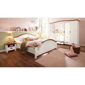 Home affaire Schlafzimmer-Set "Konrad", (Set, 5 St.), mit 5-trg. Kleiderschrank, Bett 180/200 cm und 2 Nachttischen