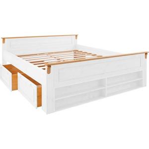 Home affaire Slaapkamerserie TESSIN 3 delige set bestaand uit bed 140 cm inclusief 2x set van 2 laden (voordeelset)