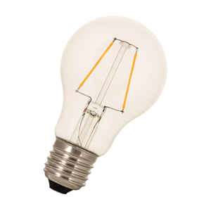 Bailey BAIL led-lamp, wit, voet E27, 2W, temp 2700K, uitv glas/afd hldr