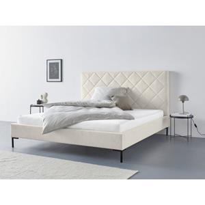 Guido Maria Kretschmer Home&Living Bekleed ledikant CHARLOTT Modern bekleed bed met of zonder lattenbodem