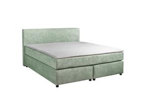 Adore Boxspring Parga - Pocketvering - Complete set Groen 140 x 200 cm