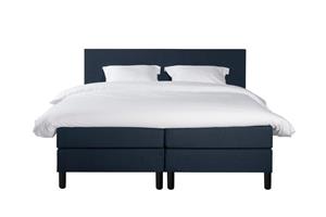 Adore Boxspring Milos - Complete luxe set Donkerblauw 140 x 200 cm