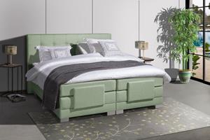 Adore Elektrische Boxspring Nauplion - Complete set Groen 90 x 200 cm