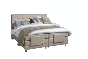 Adore Elektrische Boxspring Nauplion - Complete set Beige 90 x 200 cm