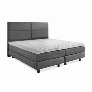 Adore Boxspring Rhodos - Pocketvering - Luxe Complete Set Antraciet 140 x 200 cm