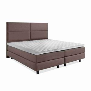 Adore Boxspring Rhodos - Pocketvering - Luxe Complete Set Bruin 140 x 200 cm