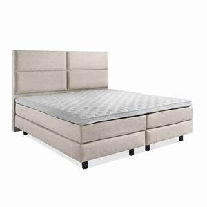 Adore Boxspring Rhodos - Pocketvering - Luxe Complete Set Beige 140 x 210 cm