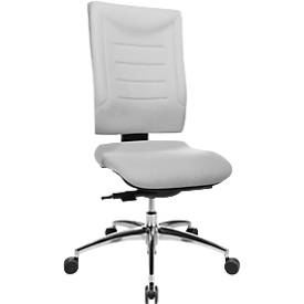 Schäfer Shop Select Bureaustoel SSI PROLINE P3, synchroonmechanisme, zonder armleuningen, lendenwervelsteun, ergonomisch gevormde wervelsteun, grijs
