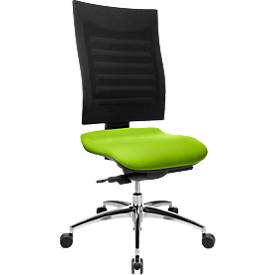 Schäfer Shop Select Bürostuhl SSI Proline S3, ohne Armlehnen, Synchronmechanik, ergonomische Lehne, apfelgrün/schwarz